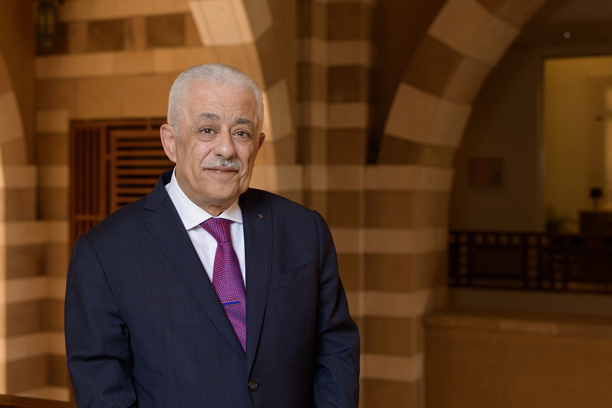 Portrait of Dr Tarek Galal Shawki, former Minister of Education and Technical Education of Egypt.